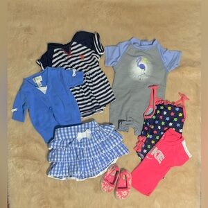 Baby Girl 12 month summer pkg 7 items